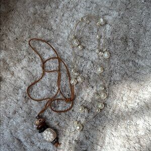 TWO Vintage Boho Necklaces